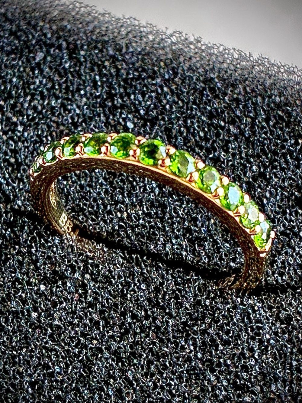 JTV Chrome Diopside Band Ring
